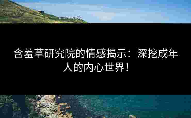 含羞草研究院的情感揭示：深挖成年人的内心世界！